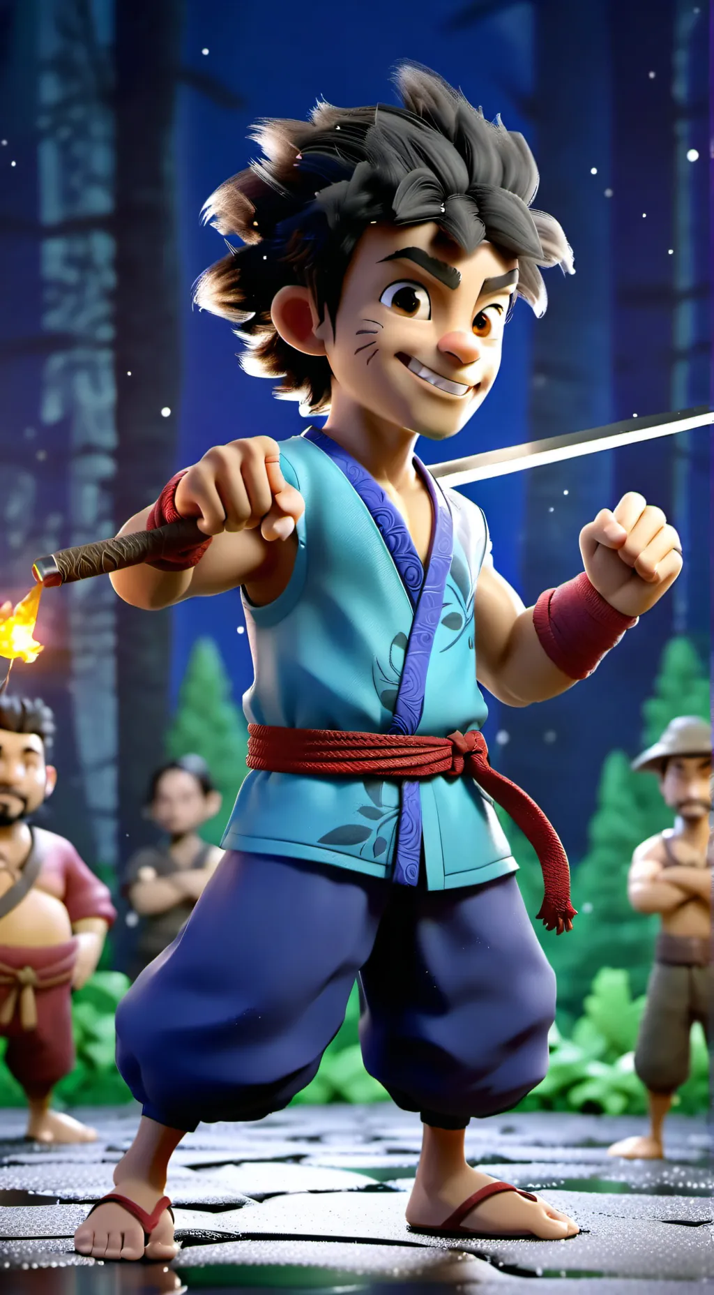 ai character: JJK background