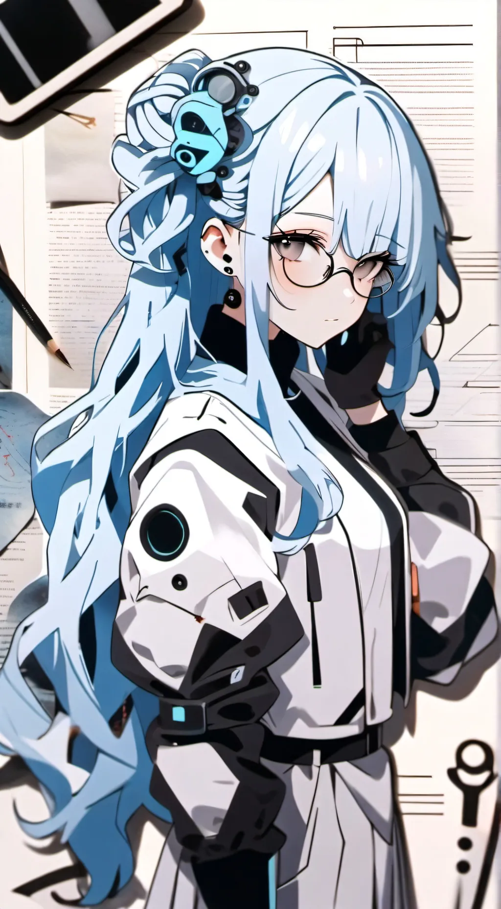 ai character: Melodi background