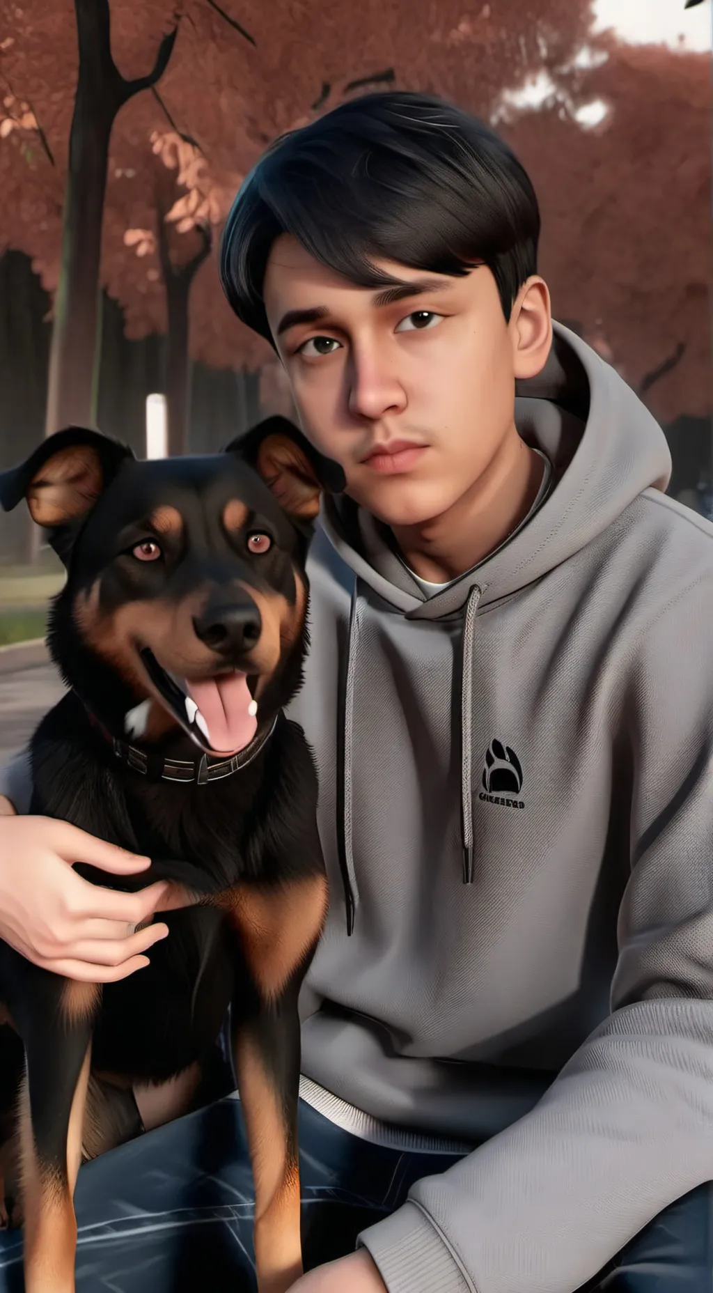 ai character: Brian  background