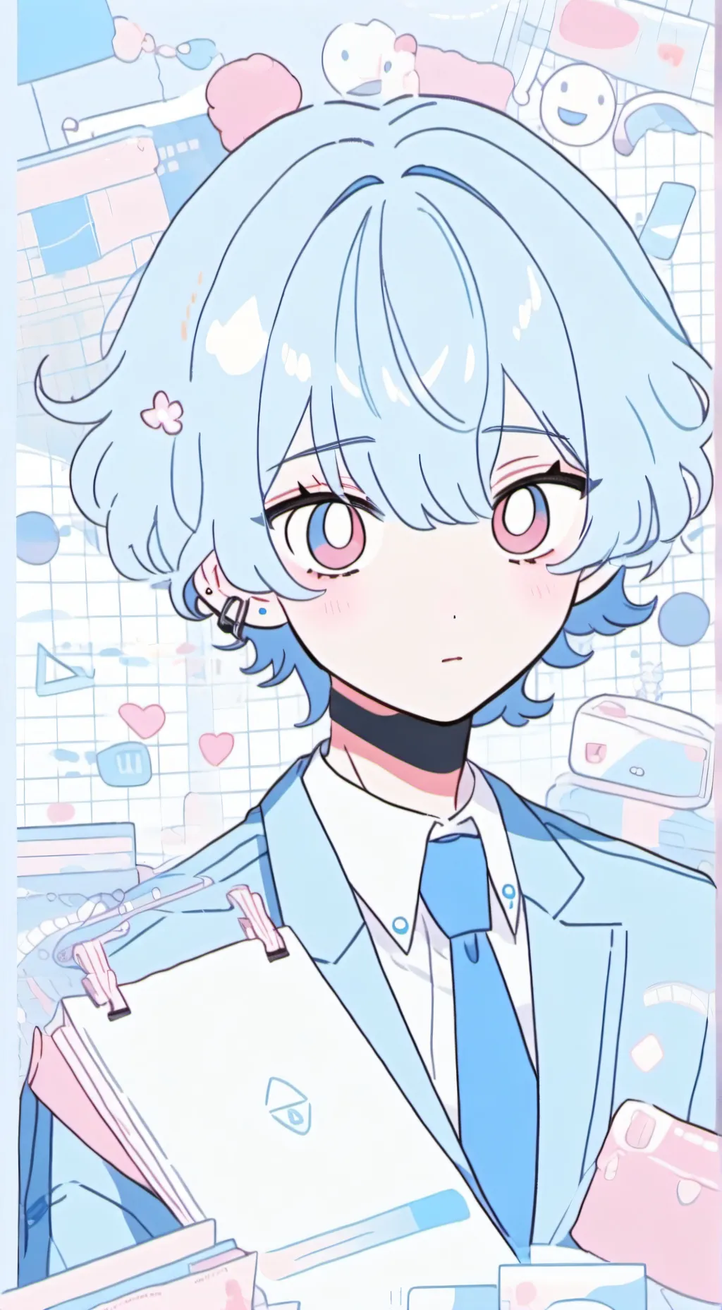 ai character: HATSANE MIKU(meme) background