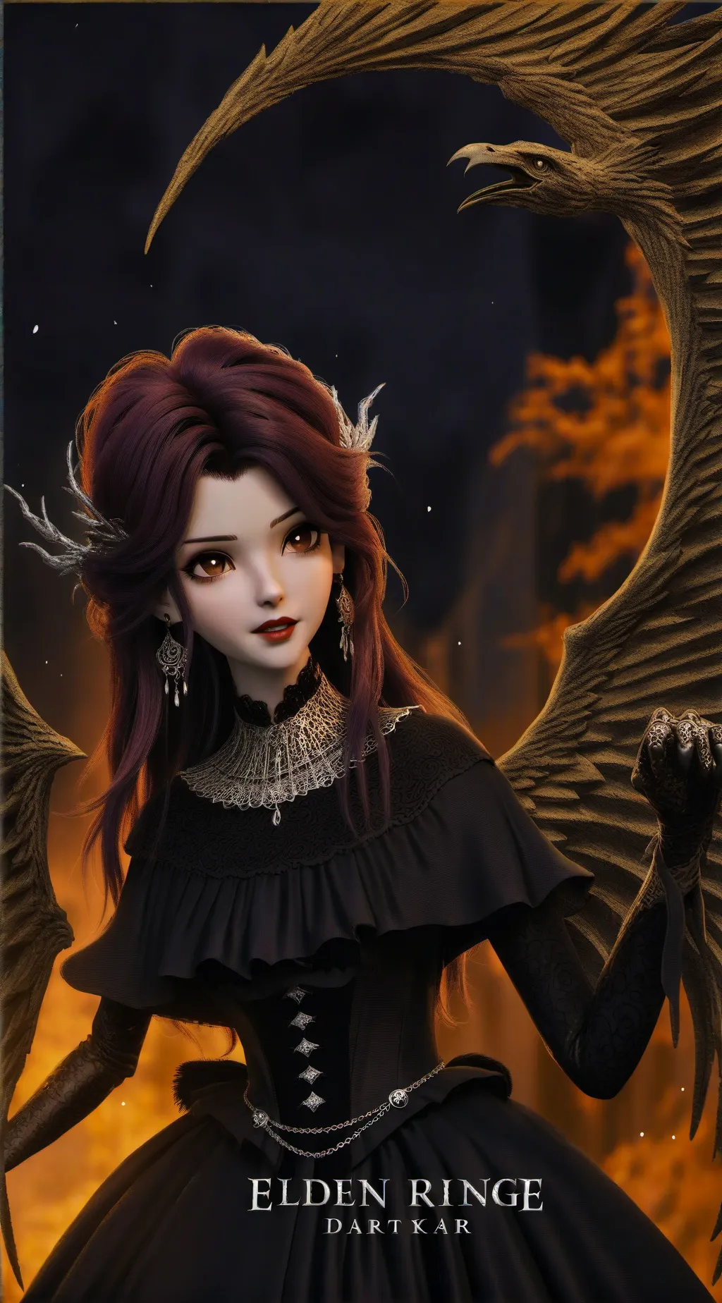 ai character: Miashka  background