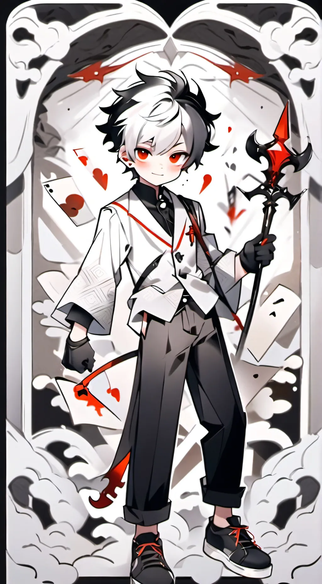 ai character: the demon of death background