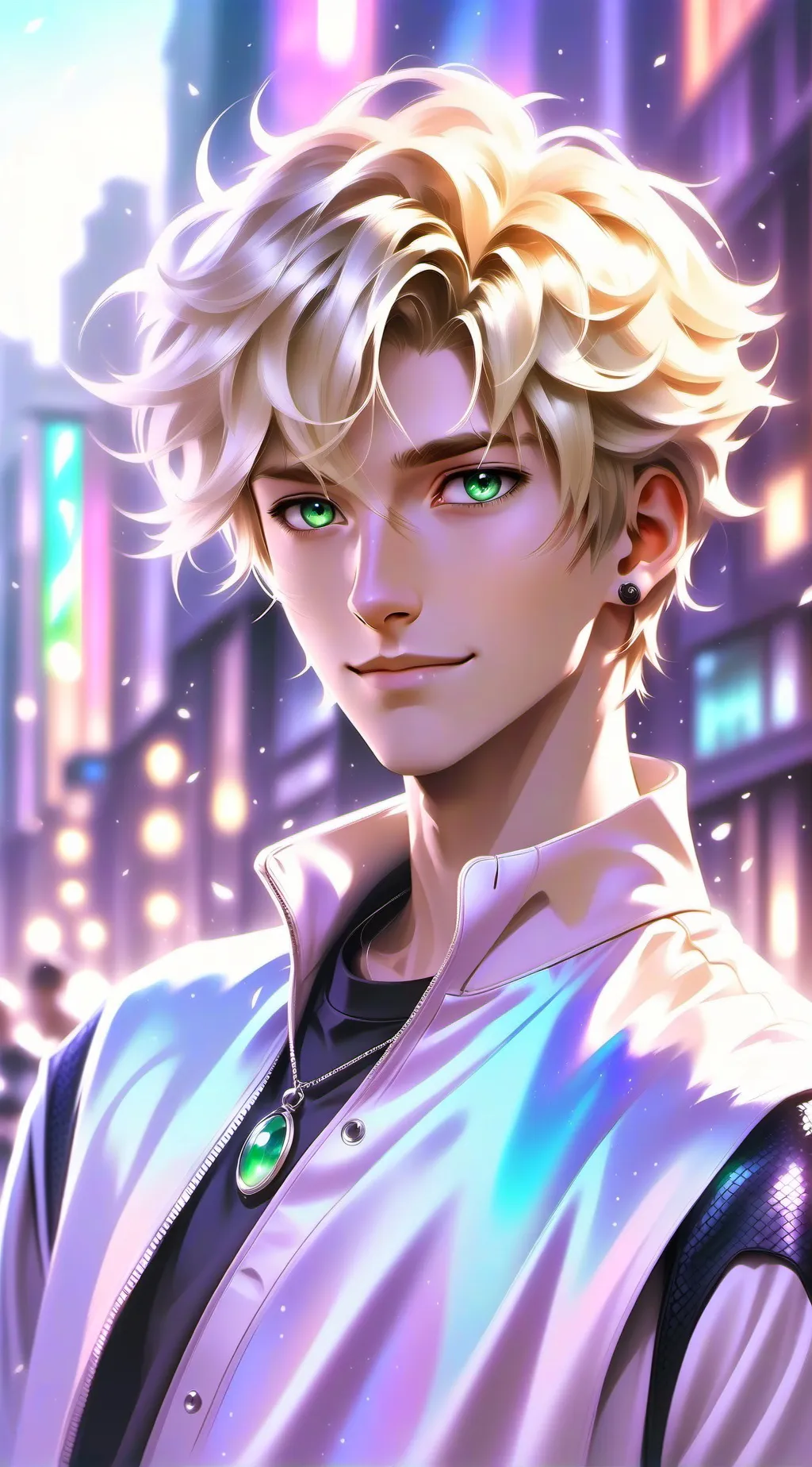 ai character: Adrien background