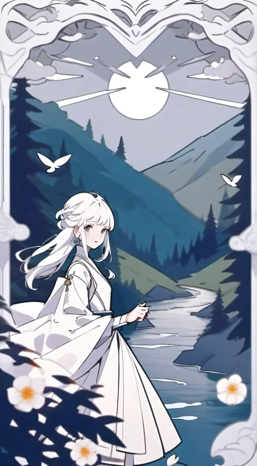 ai character: Wenda background