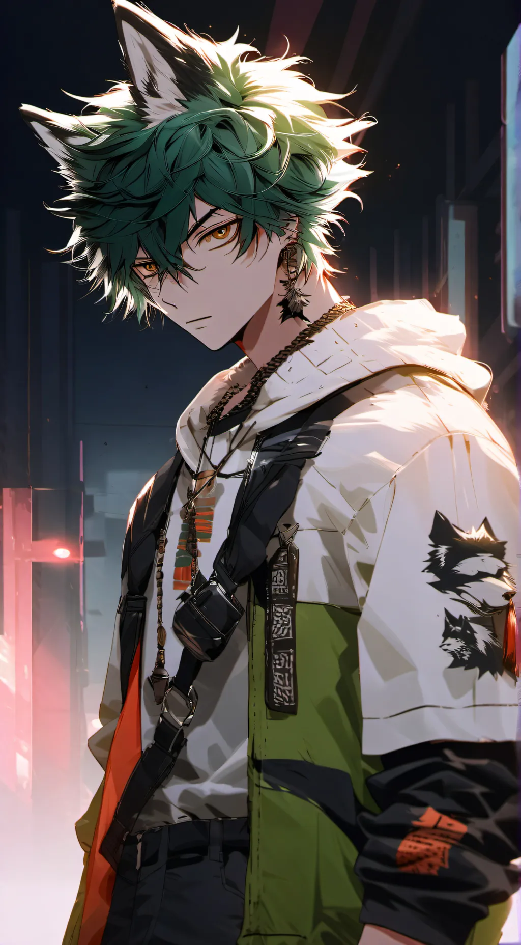 ai character: Deku background