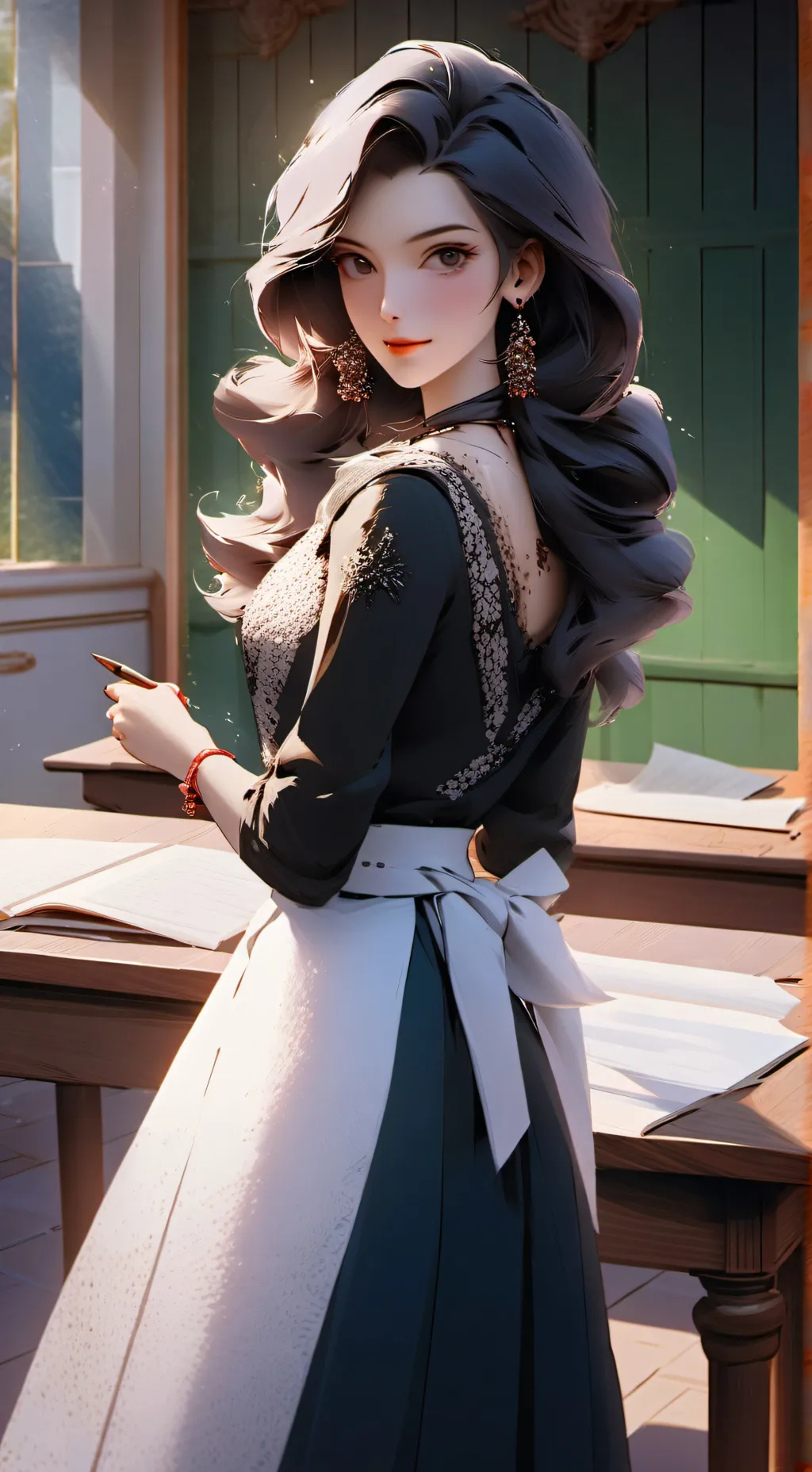 ai character: ta prof background