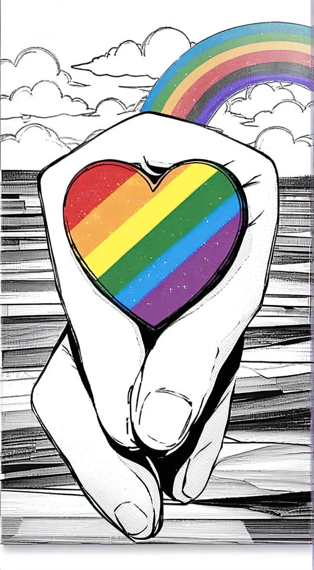 ai character: lgdtq background