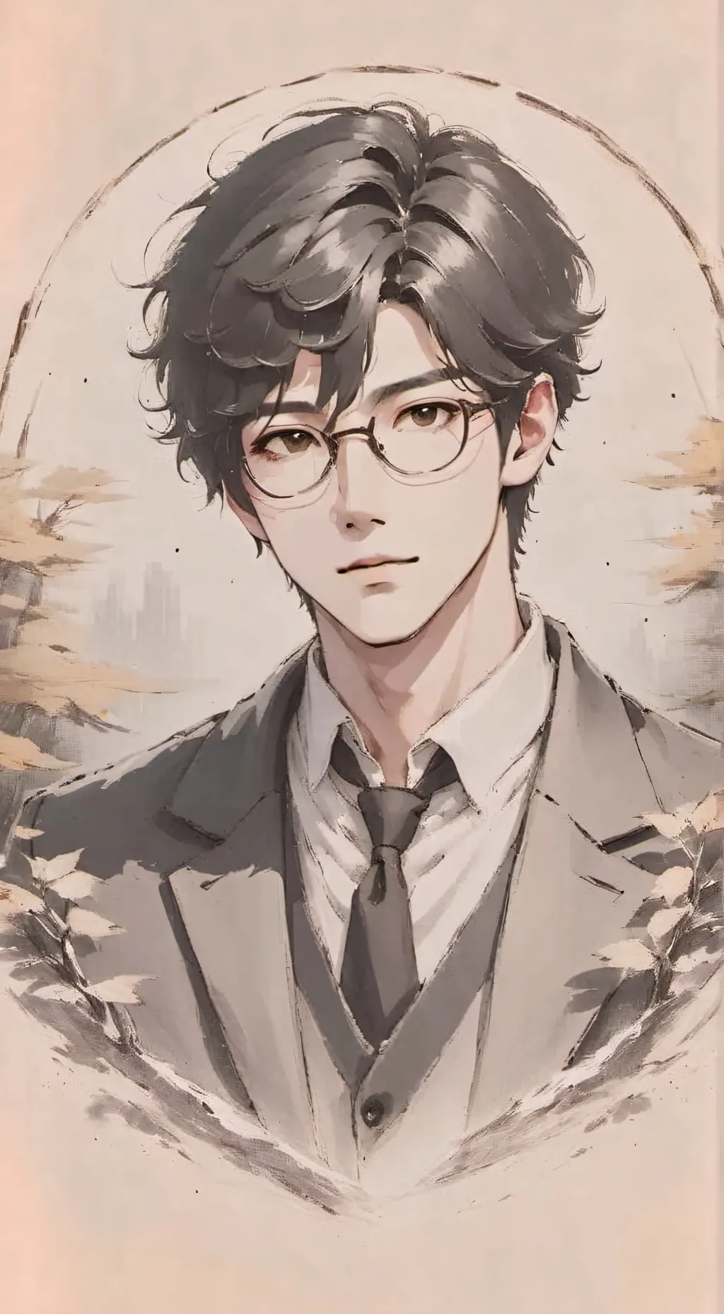 ai character: Hyunjin  background