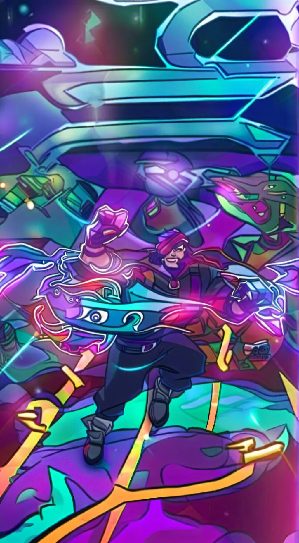 ai character: Fizz x Asmodeus  background