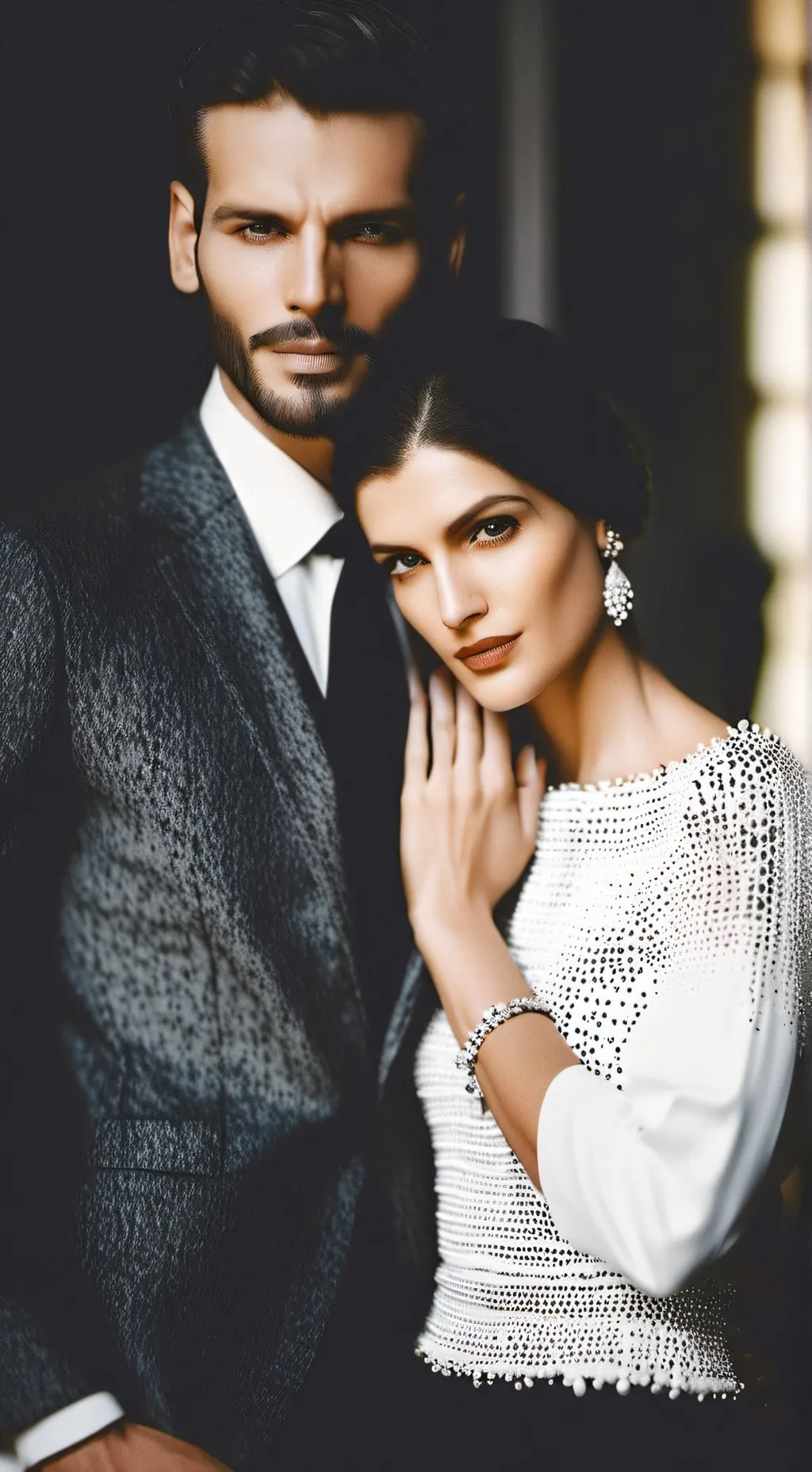 ai character: smlilng critters  background