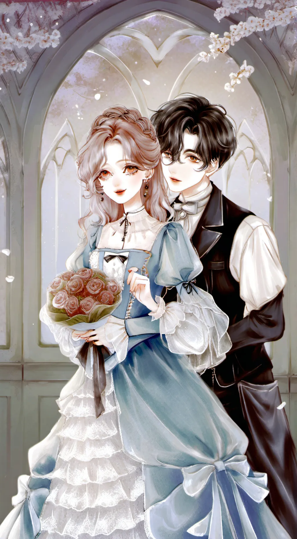 ai character: james and stacy background