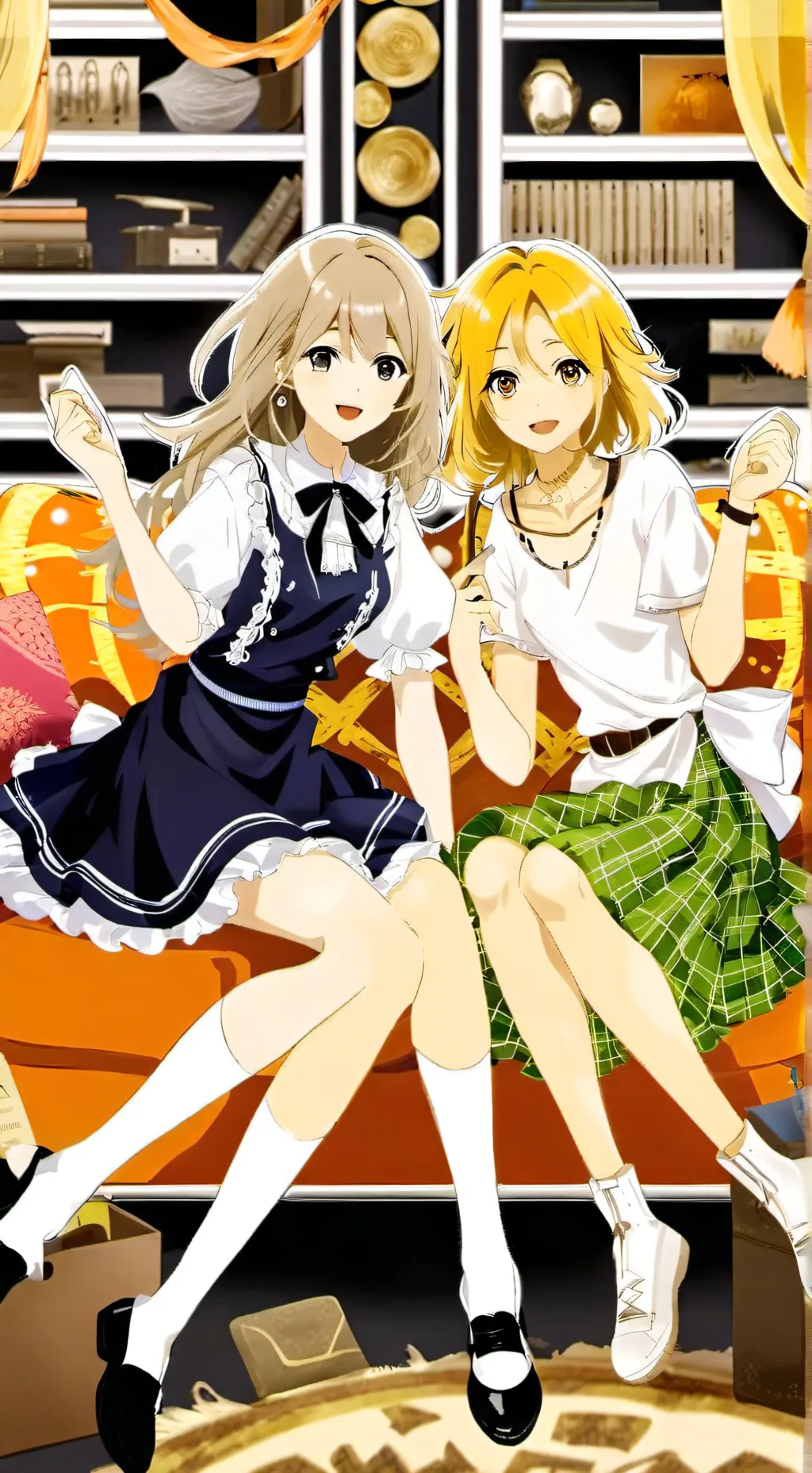 ai character: sarah and hannah background