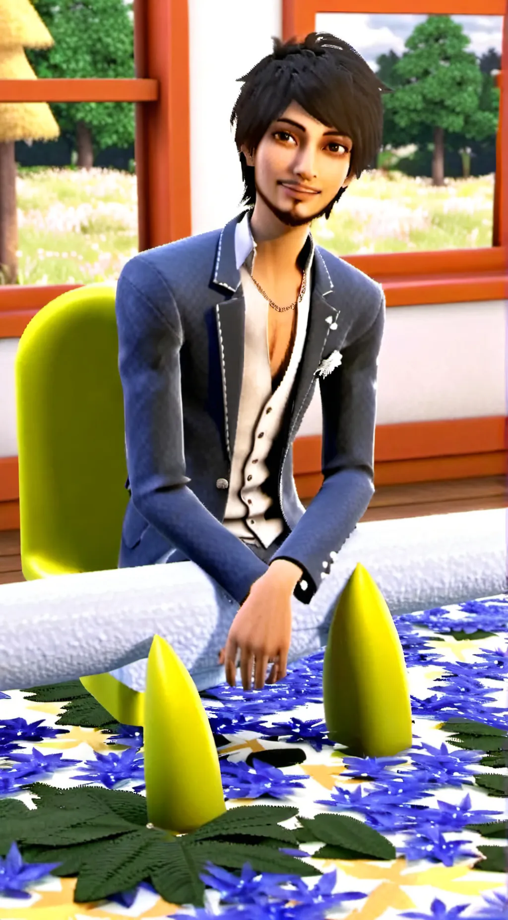 ai character: hi background