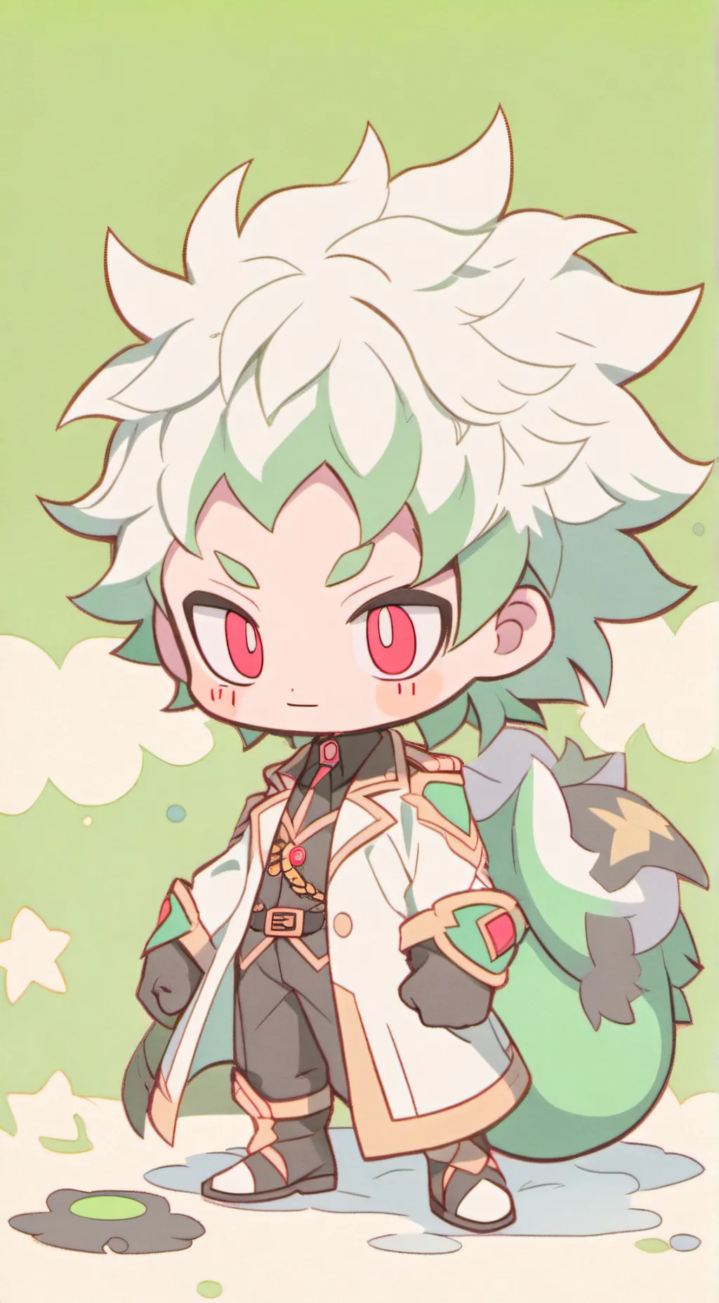 ai character: monster Charlie  background