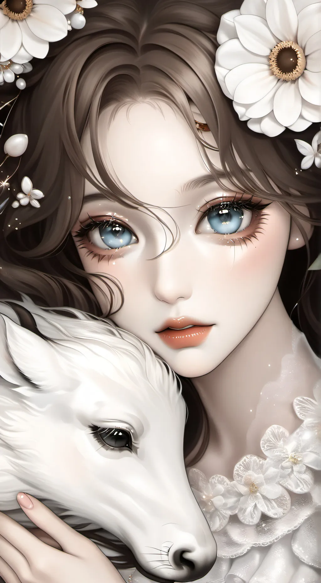 ai character: Luna background