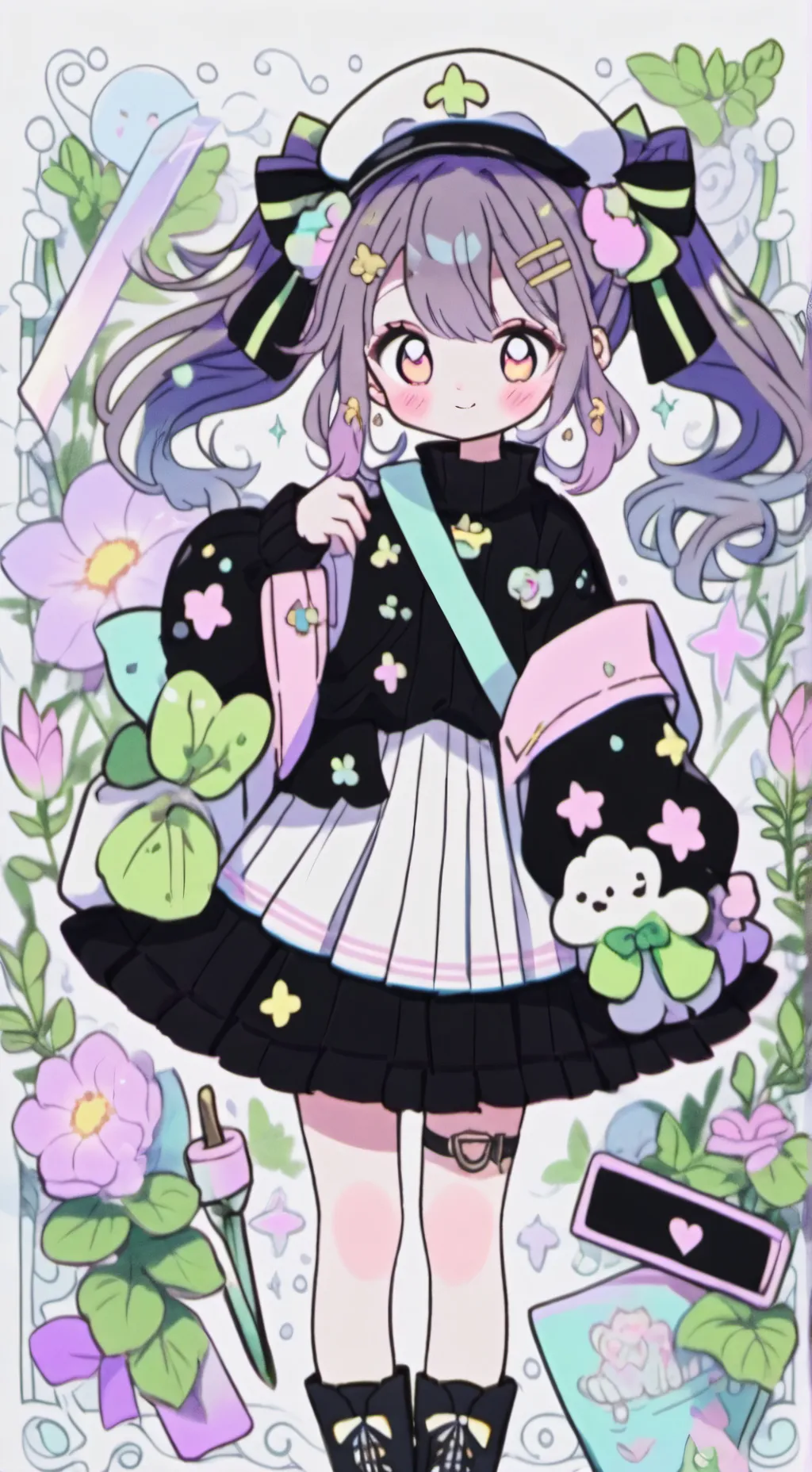 ai character: jjk but kids  background