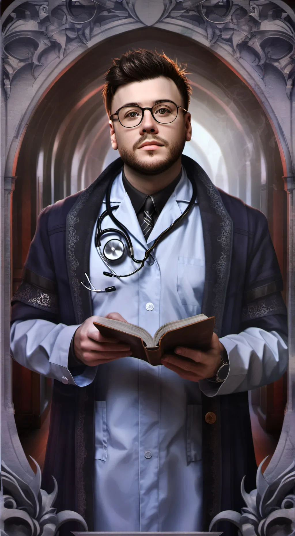 ai character: Doc. Drunm background