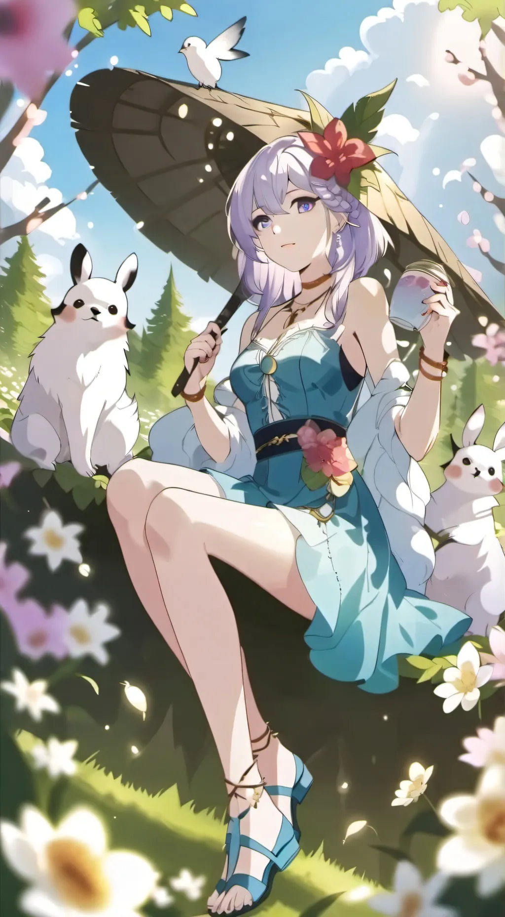 ai character: lil see is background