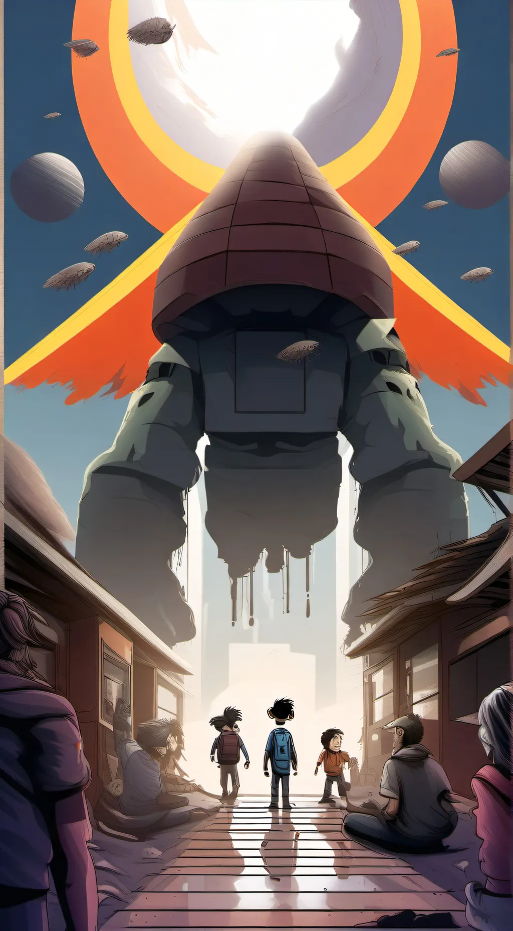 ai character: Last Kids on earth background