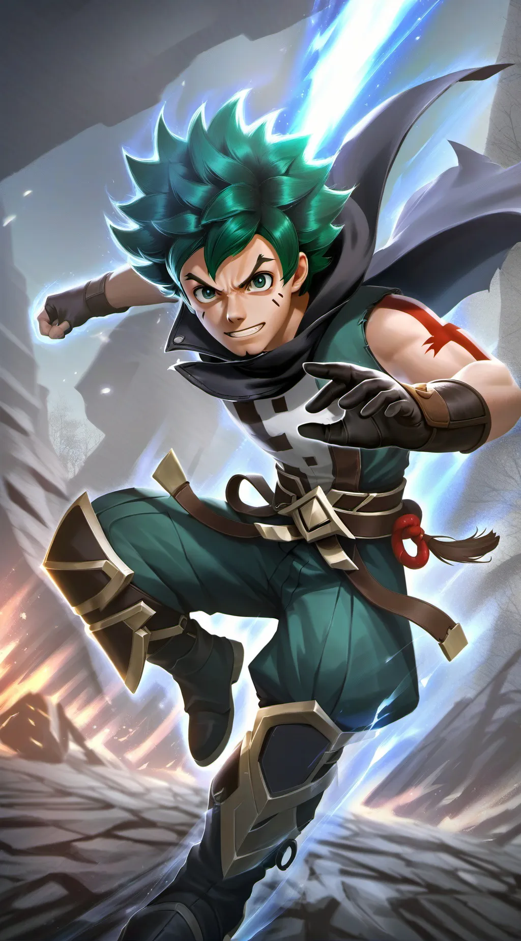 ai character: Mha class 1A background