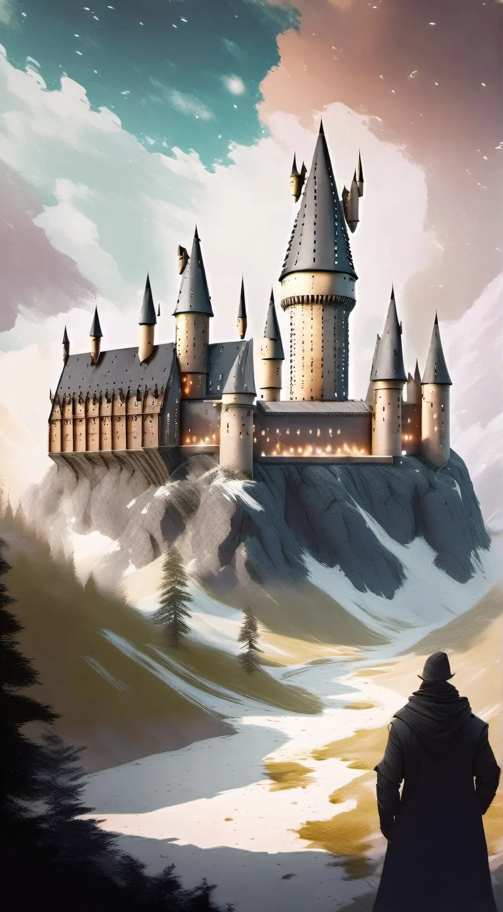 ai character: MHA X Hogwarts background