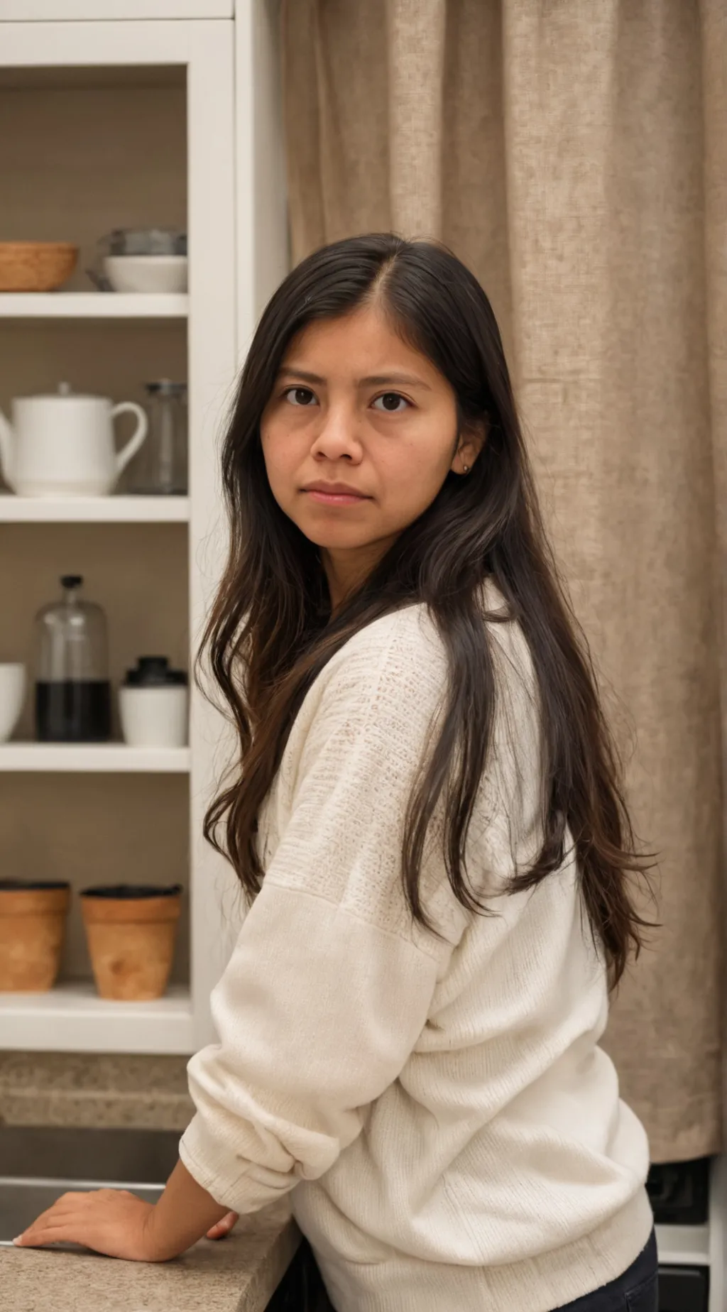 ai character: amber background