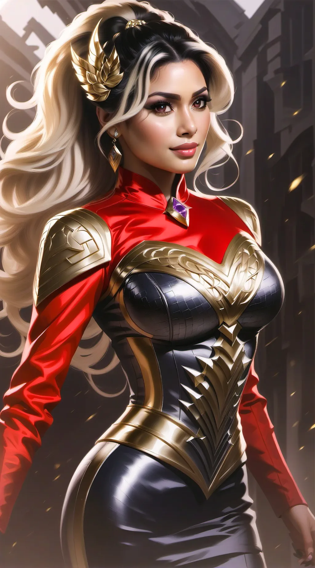 ai character: Luna background