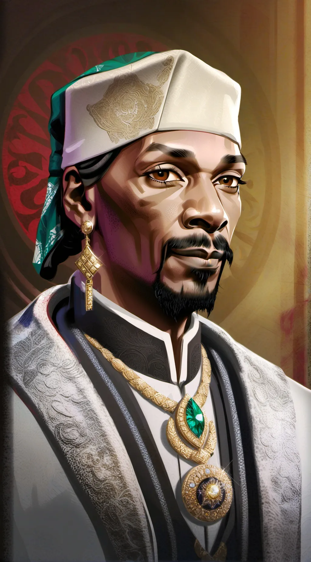 ai character: snoop dogg background
