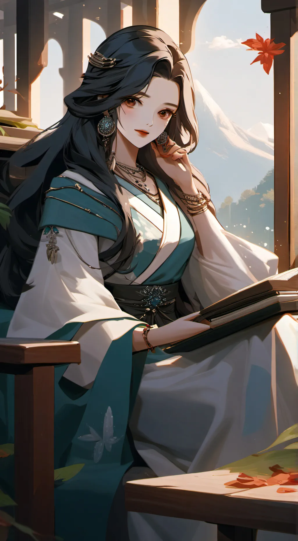 ai character: 🌹Devora🌹 background