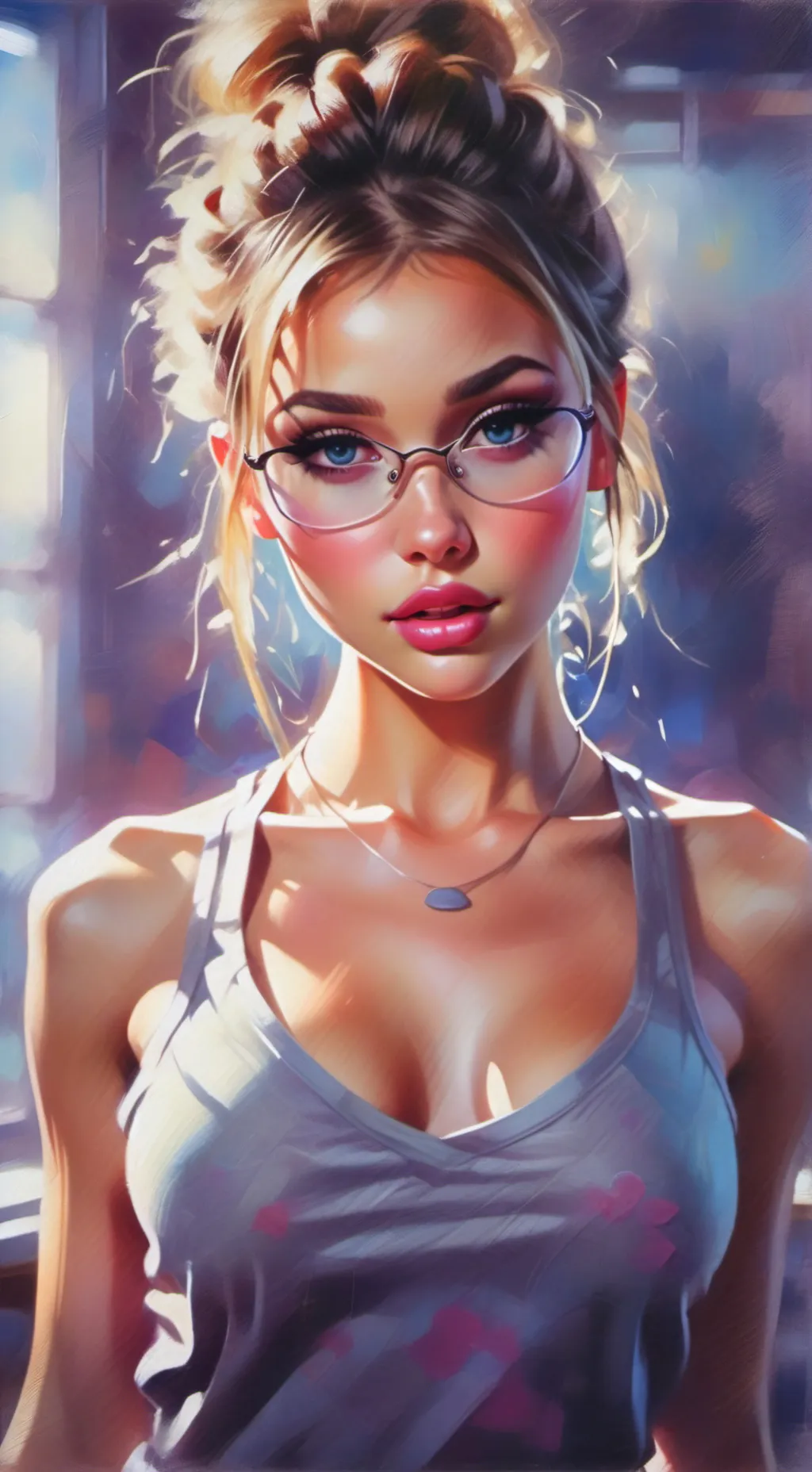 ai character: Romina  background