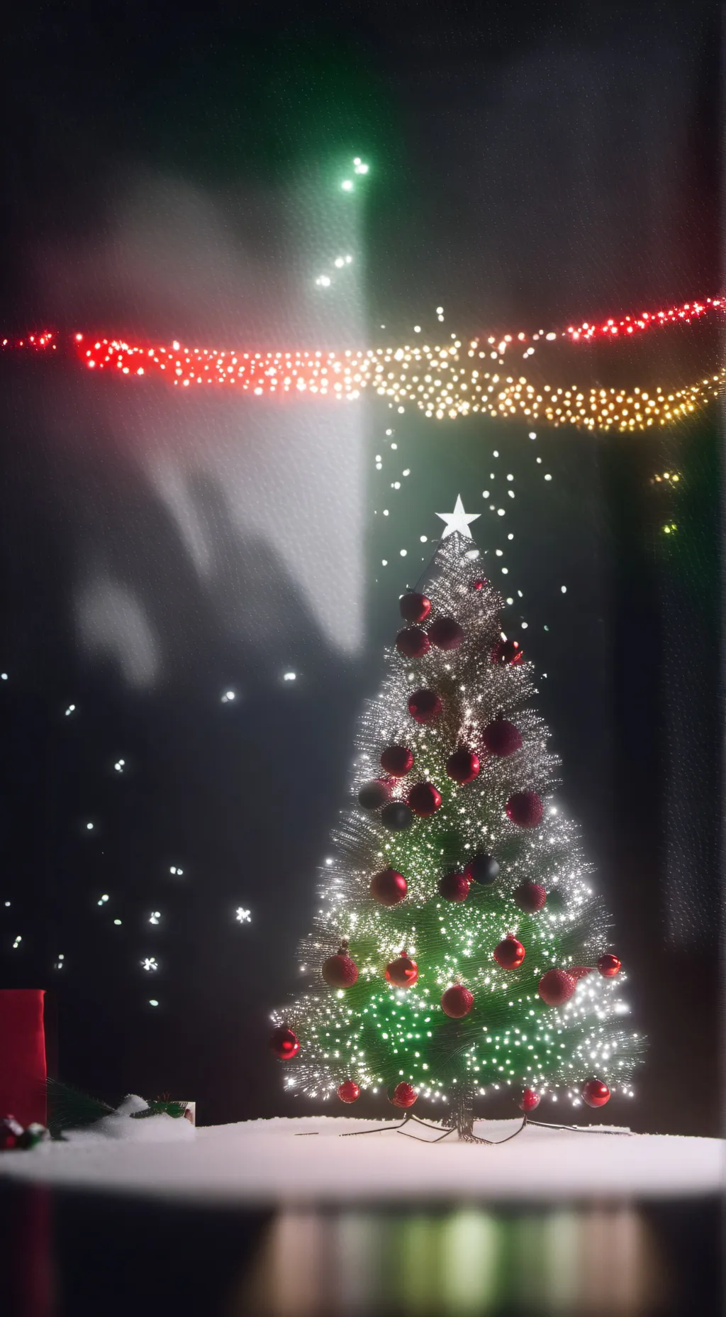 ai character: Mha Christmas  background