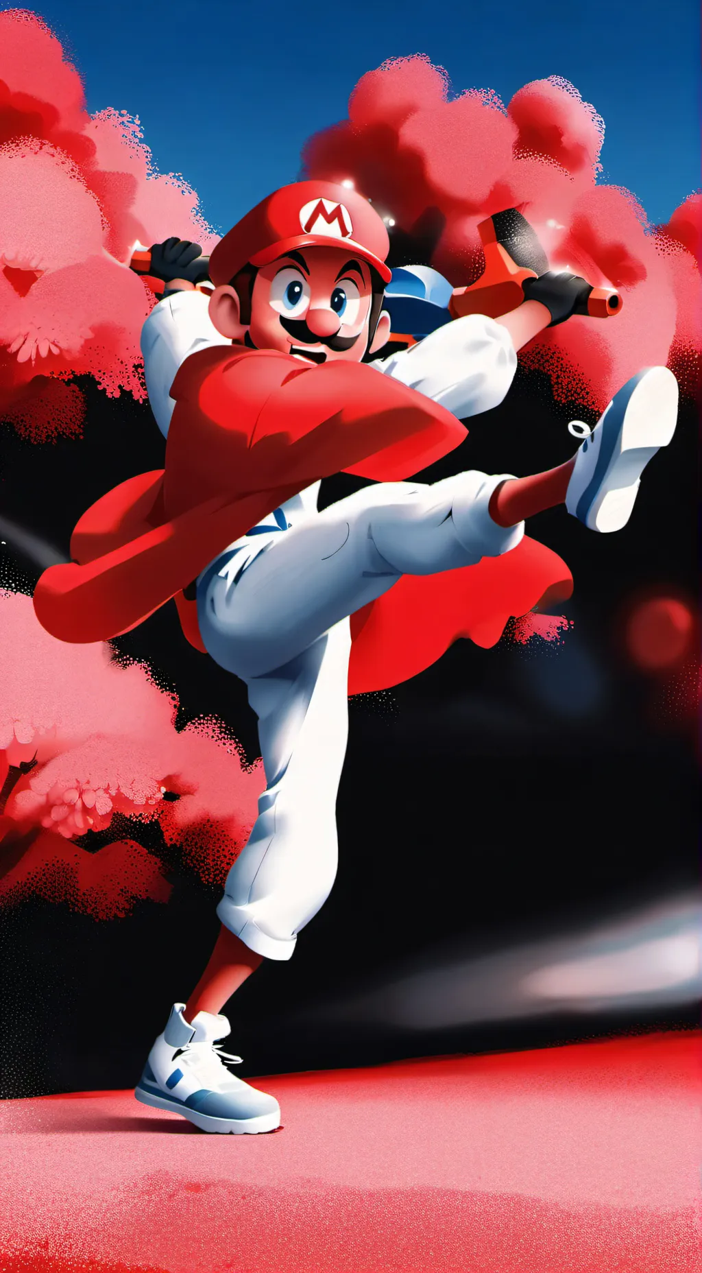 ai character: mario ai background