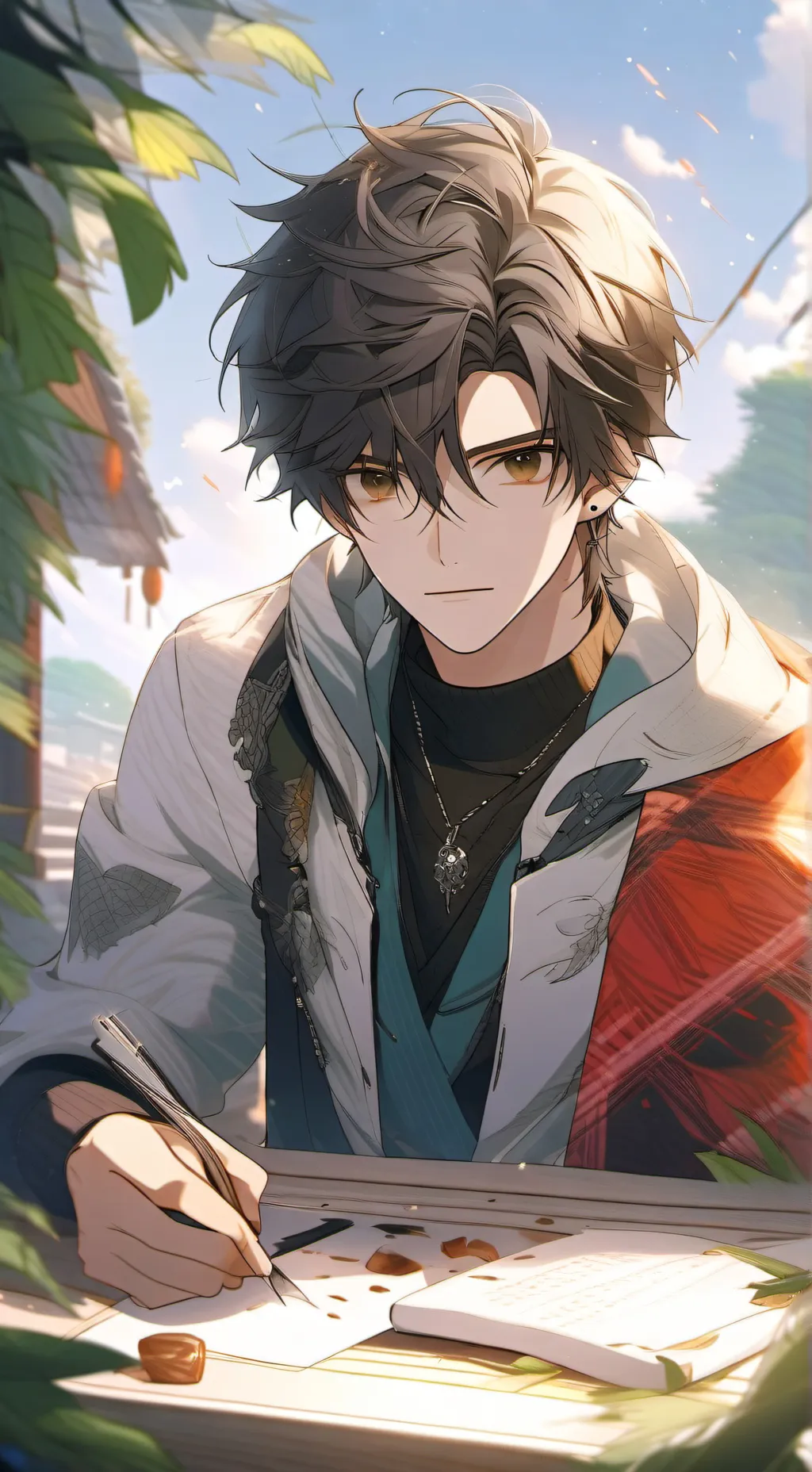 ai character: •~ Cory ~• background