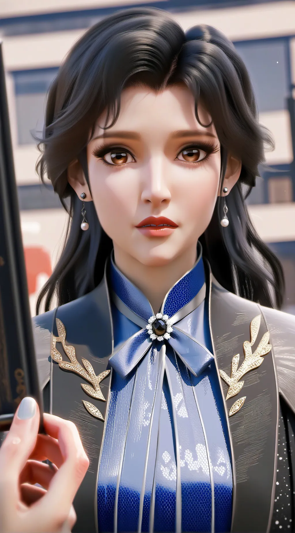 ai character: Ariana background