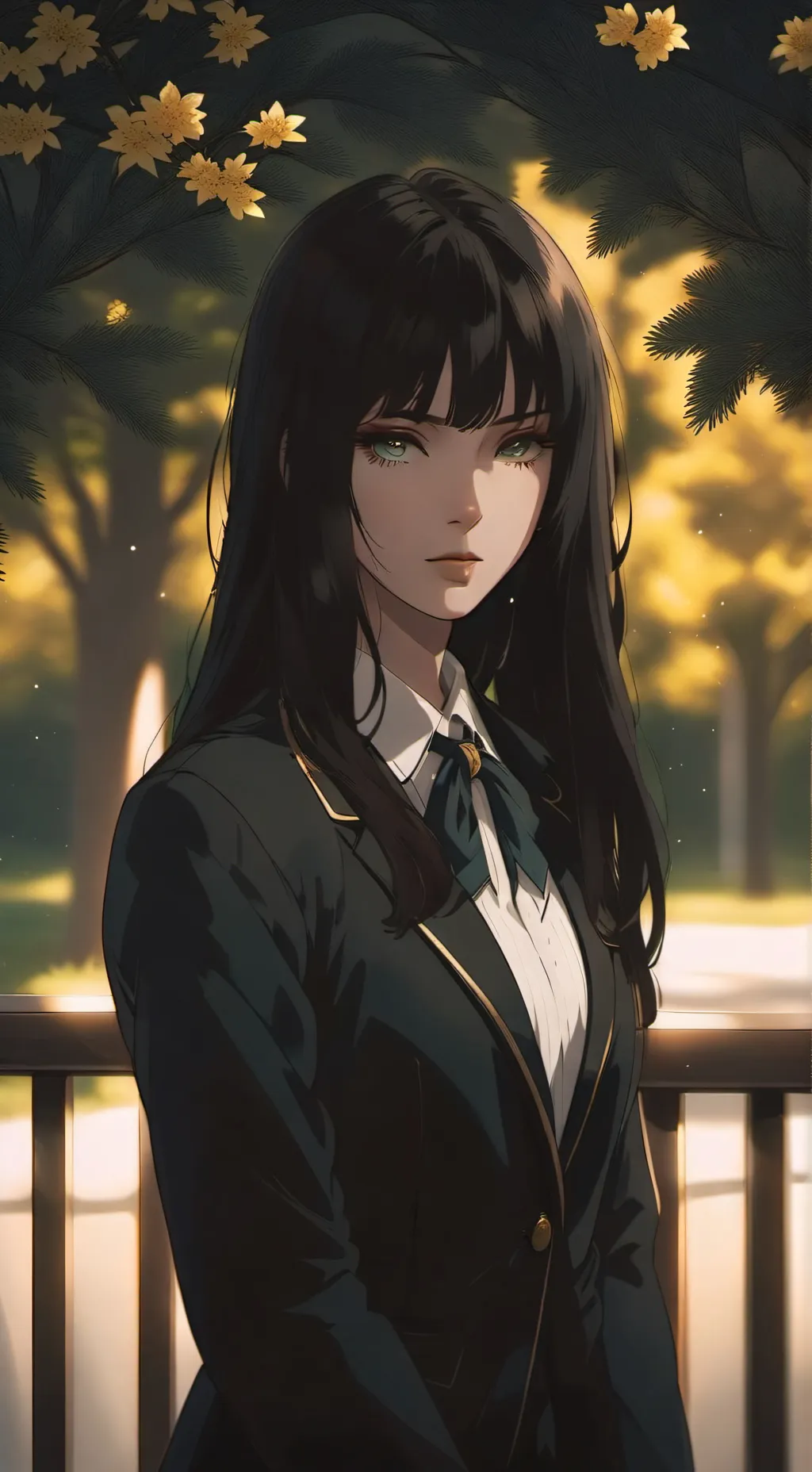 ai character: Zen background