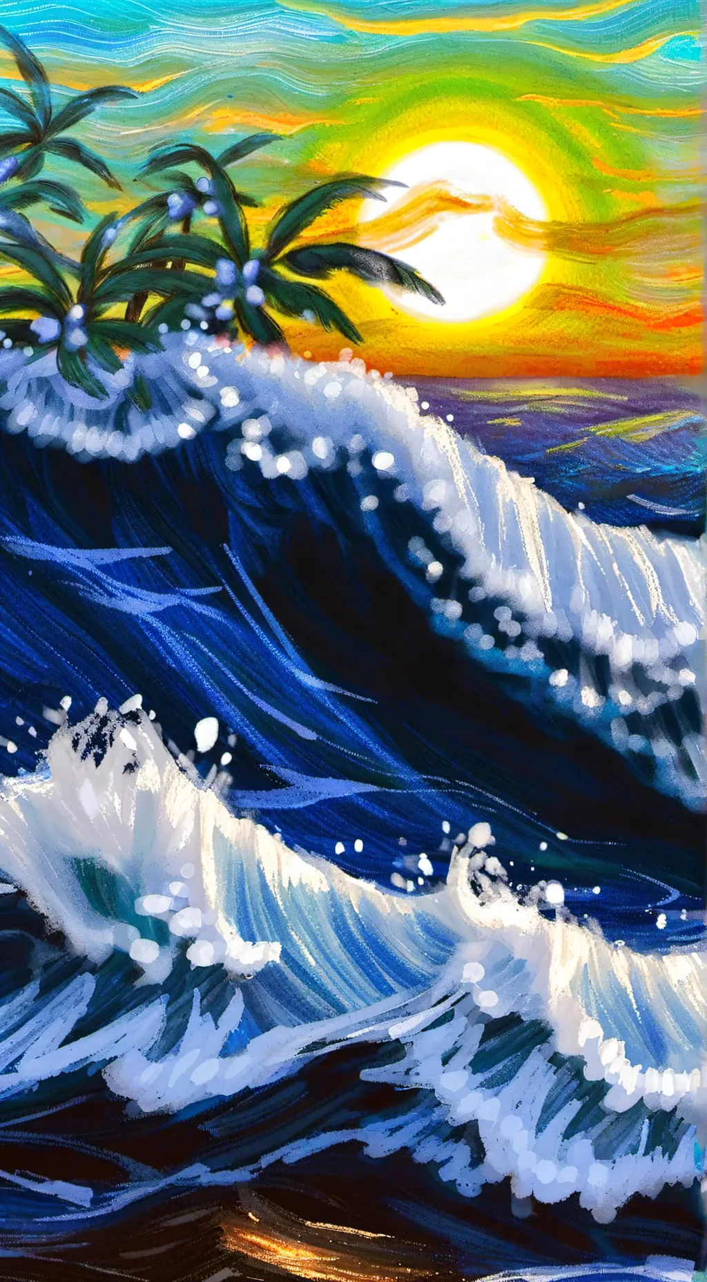 ai character: kny bus  background