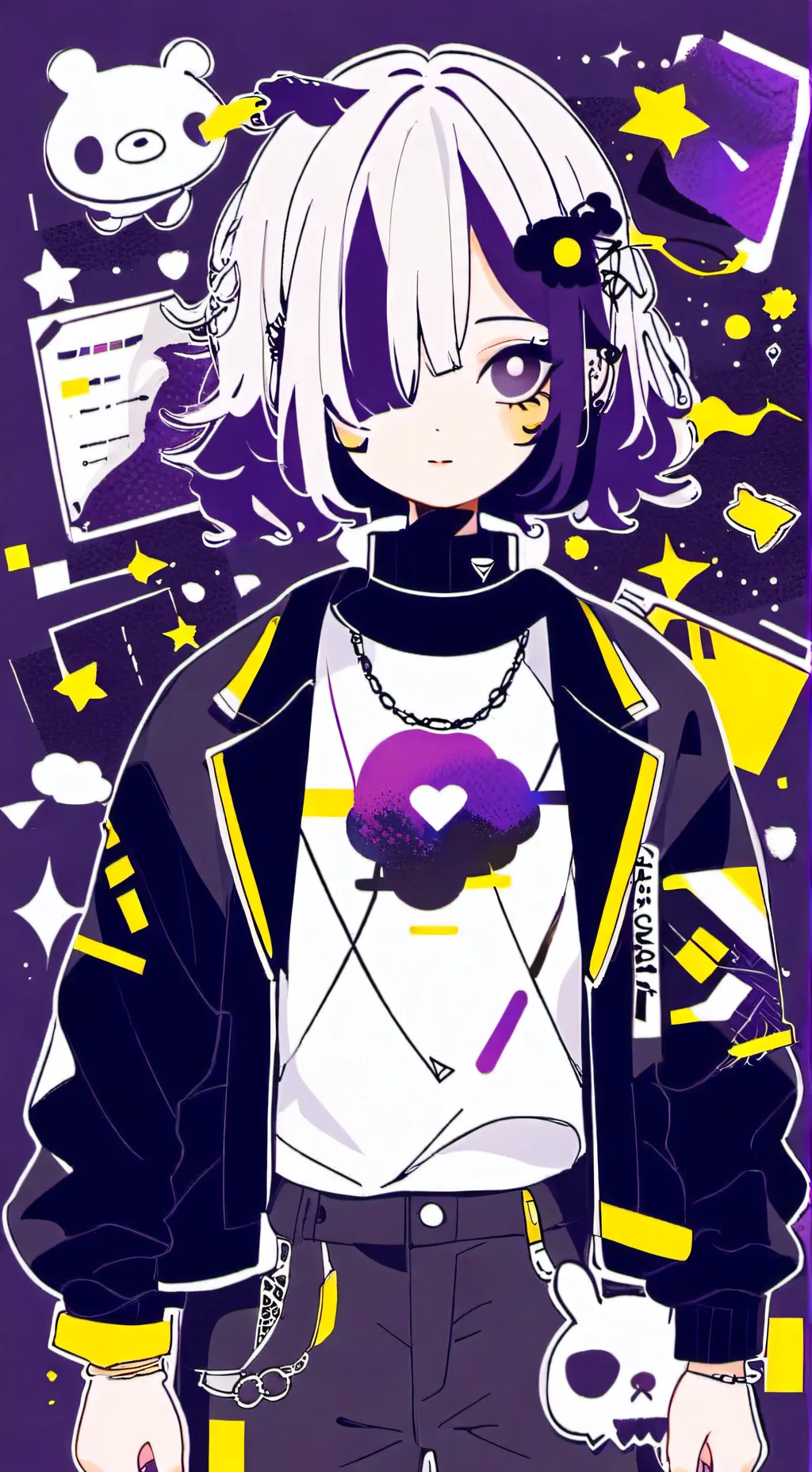 ai character: glich background