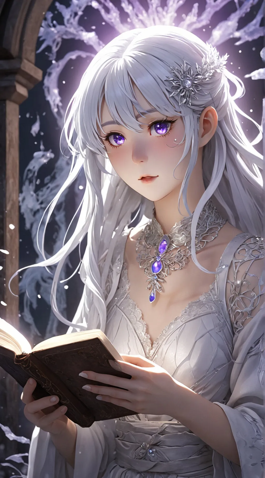 ai character: Aria background