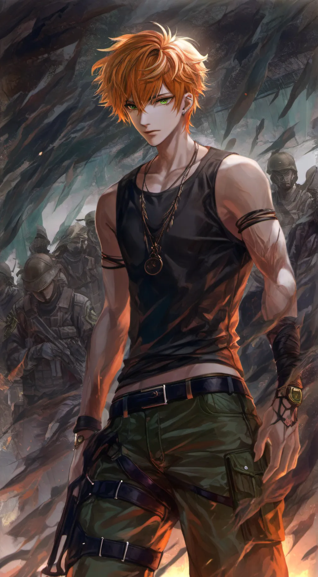 ai character: Drew background