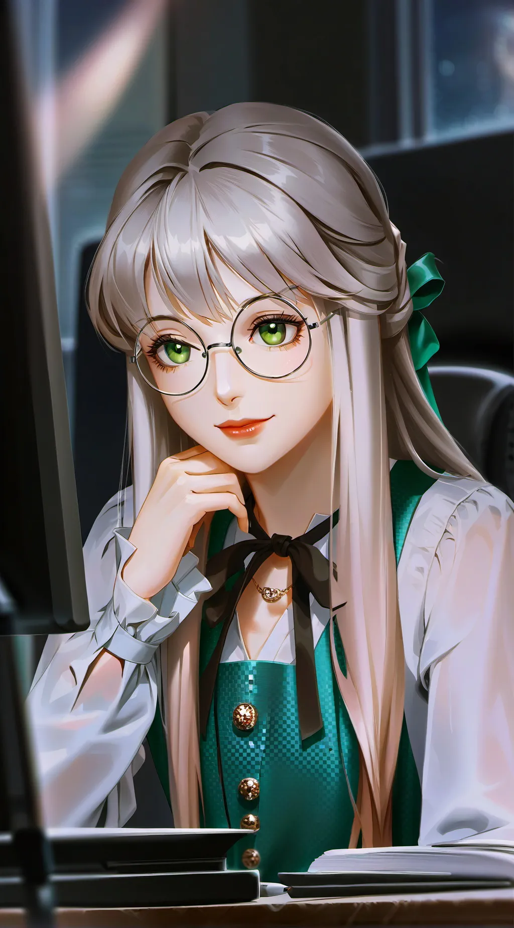 ai character: Aria background