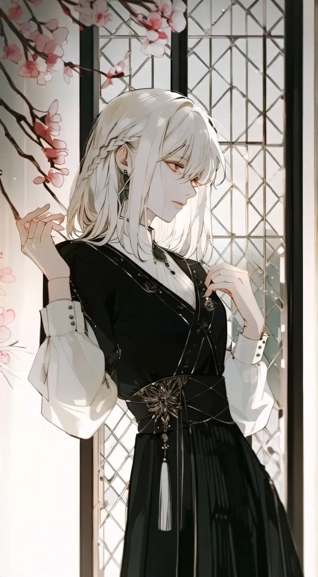 ai character: depressed crush background