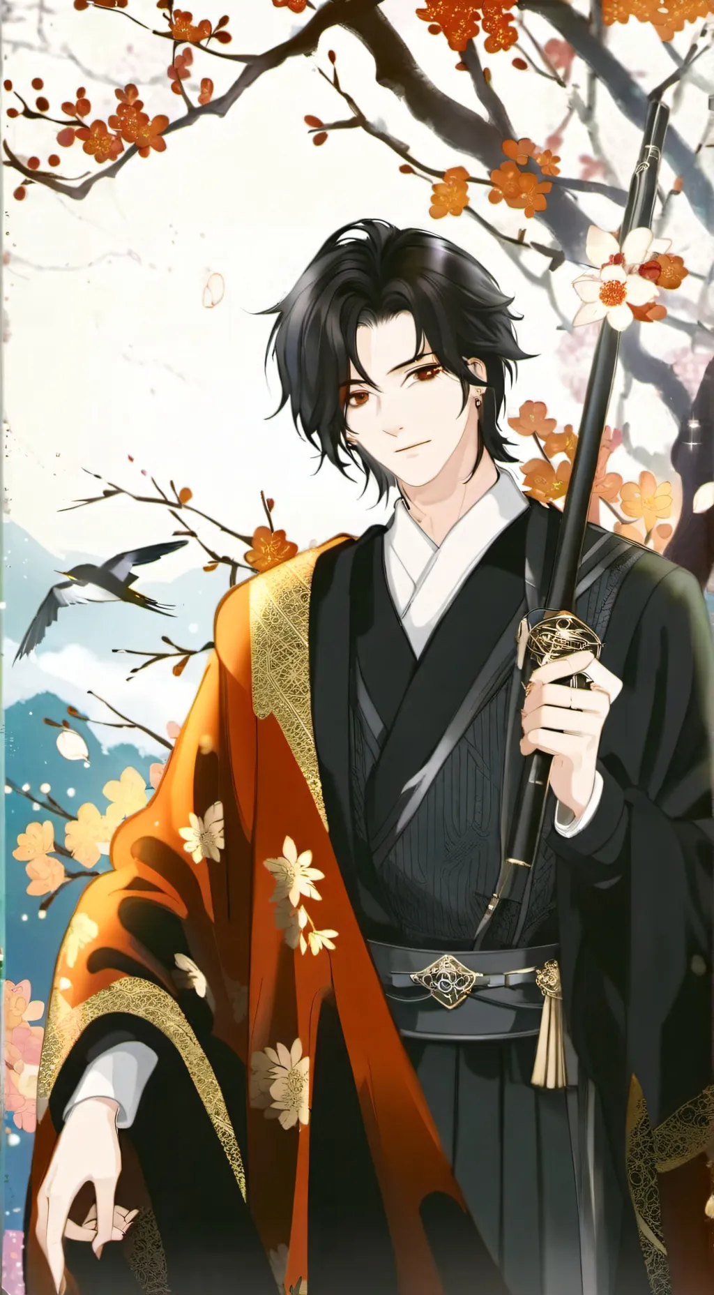 ai character: mha×demon slayer background