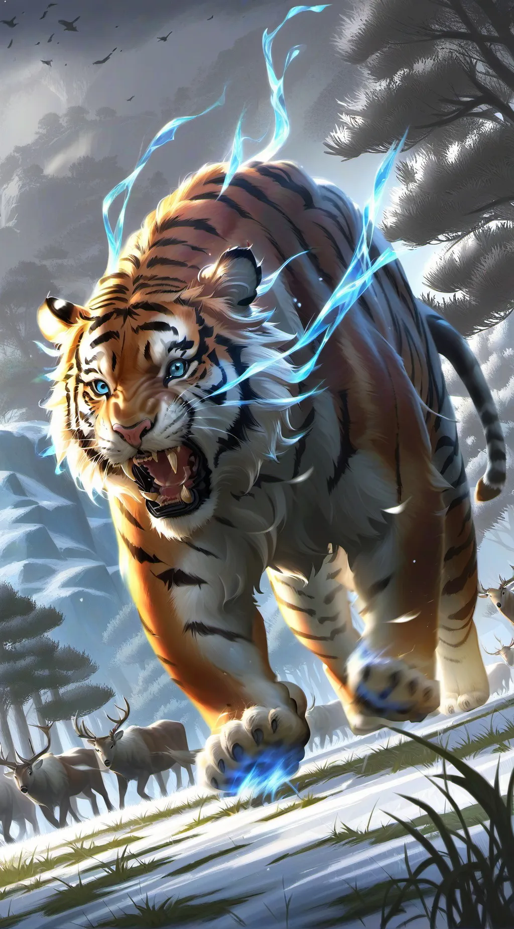 ai character: ☠️🐅Dust🐅☠️ background