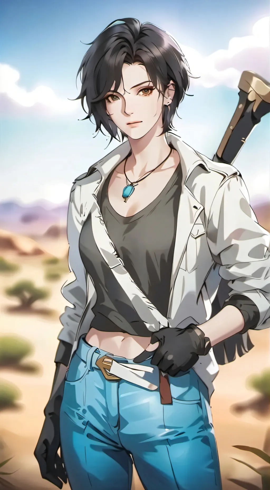 ai character: Andi background