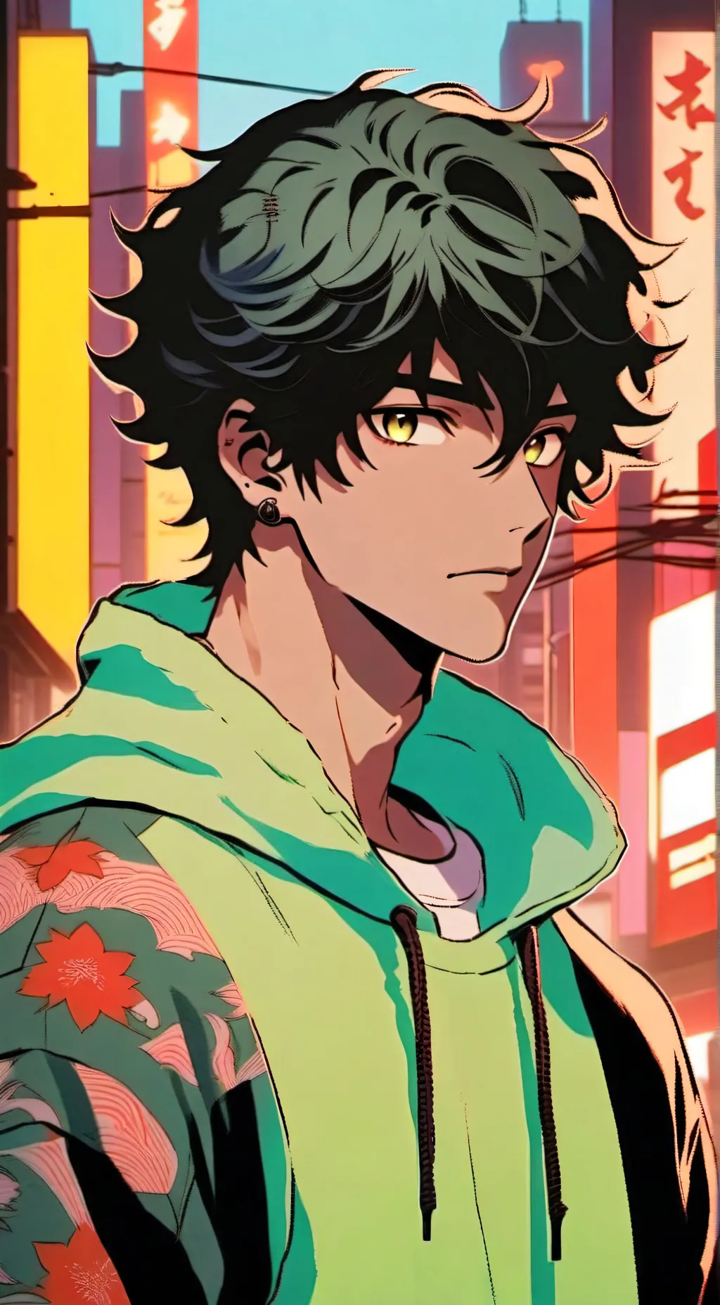 ai character: M I K I E L background