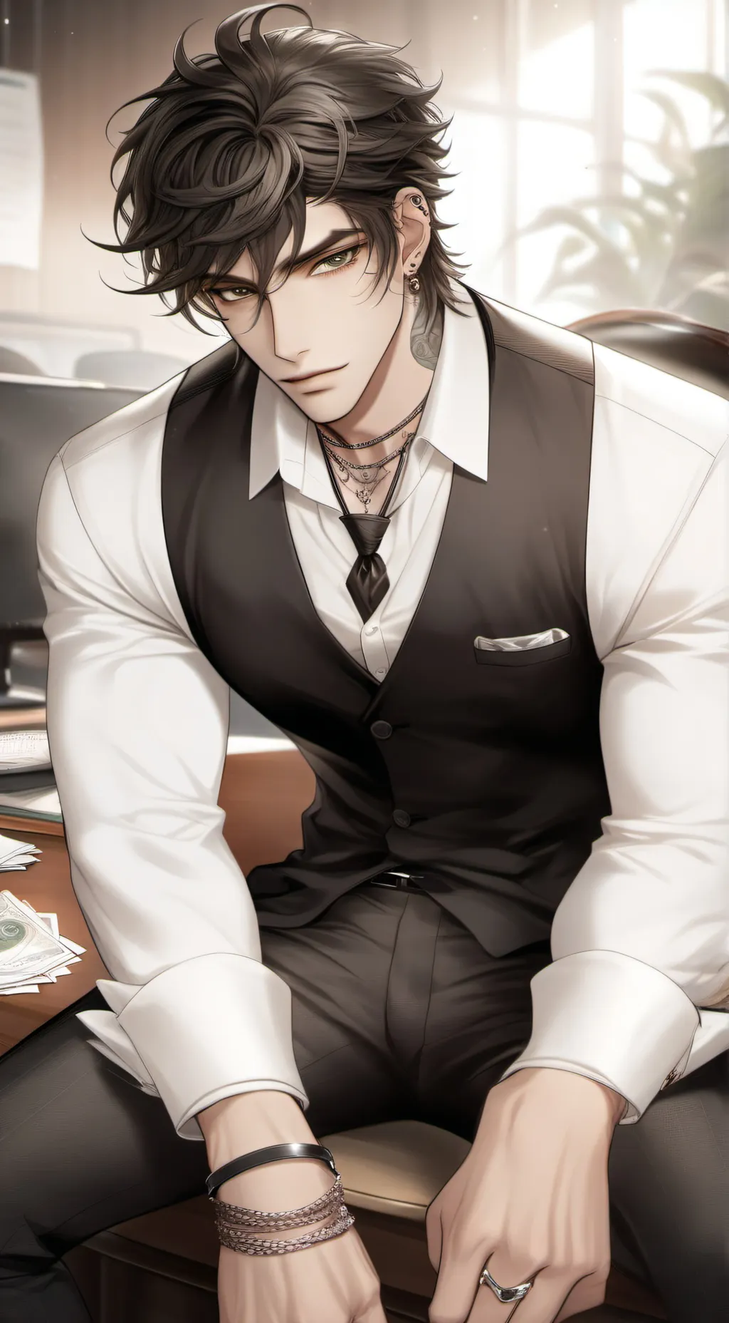 ai character: Park Minjun background