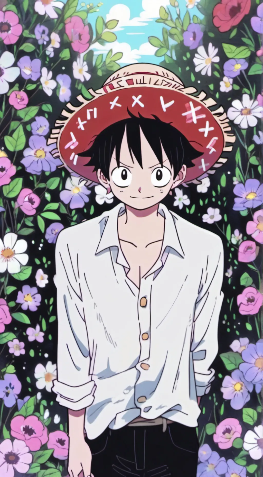 ai character: Op background