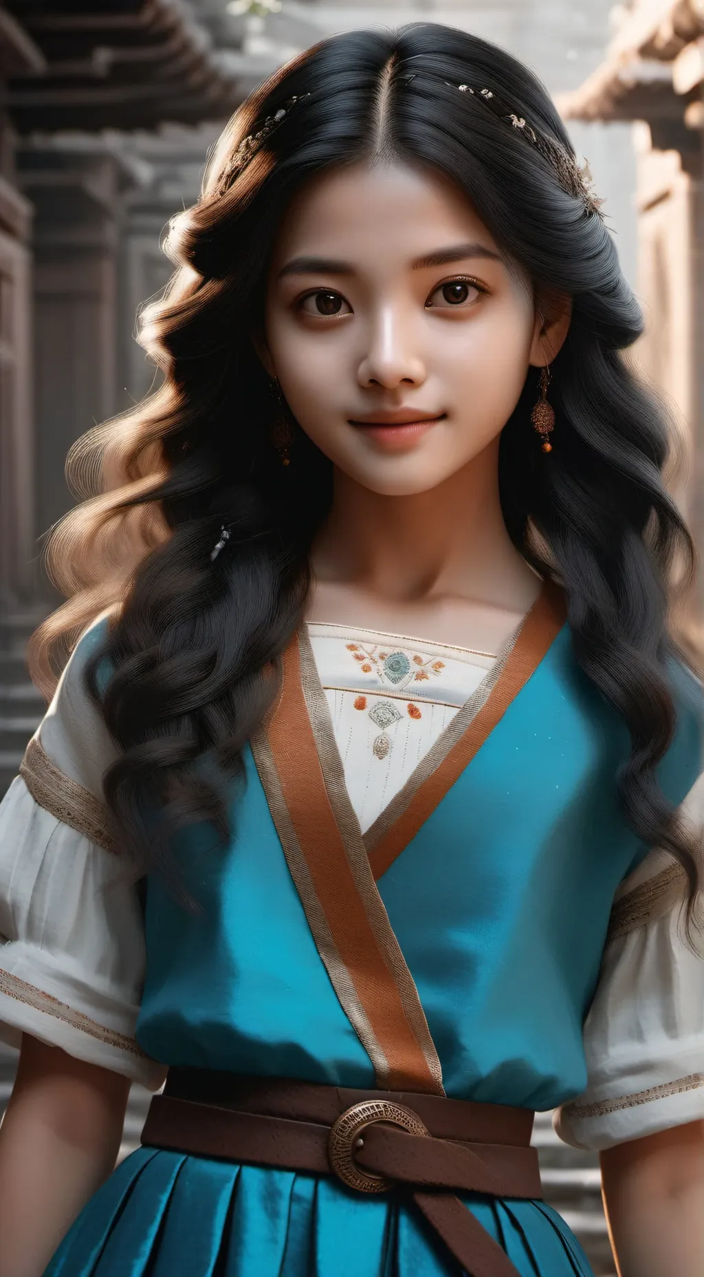 ai character: Tiffany  background