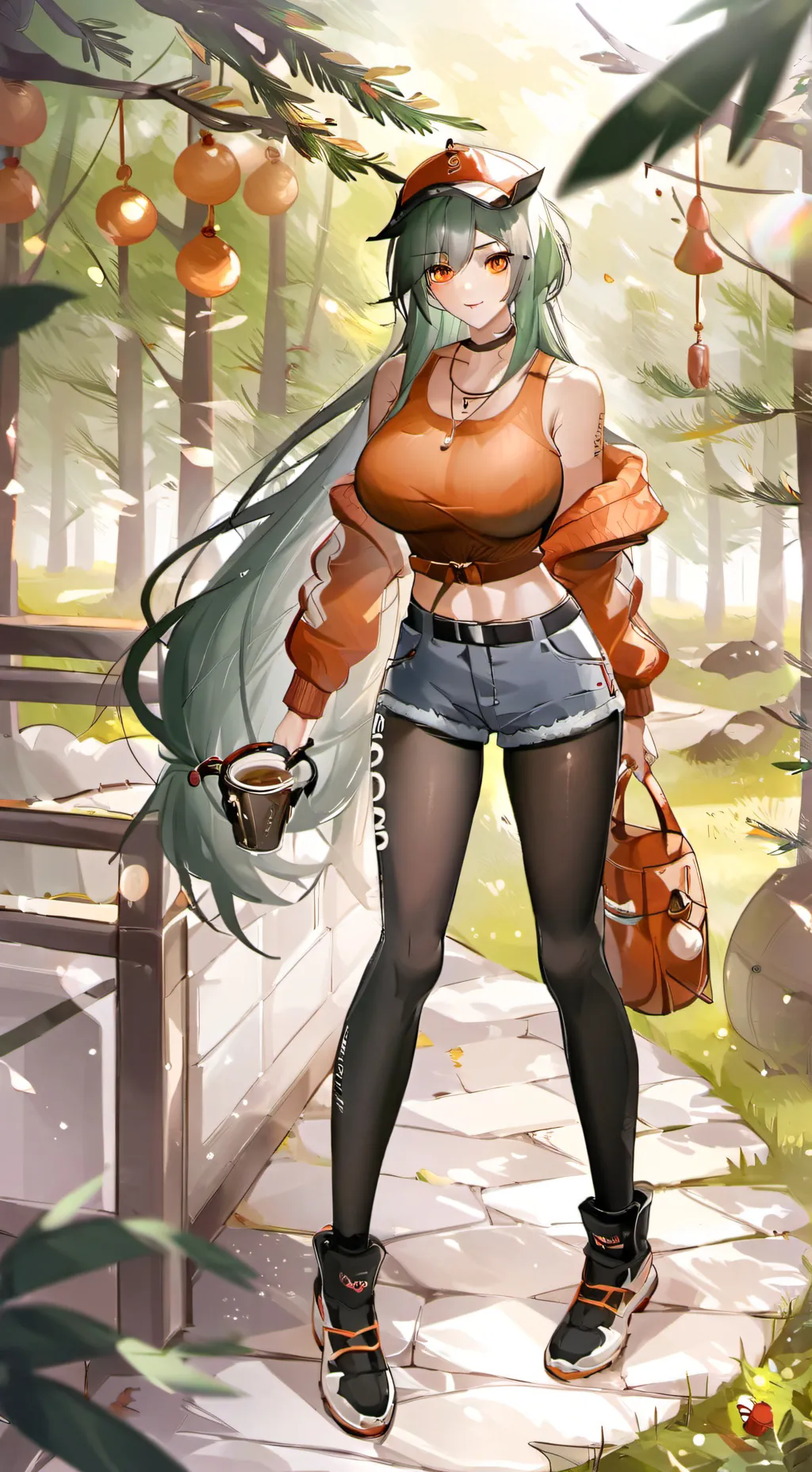 ai character: Hime/ひめ background