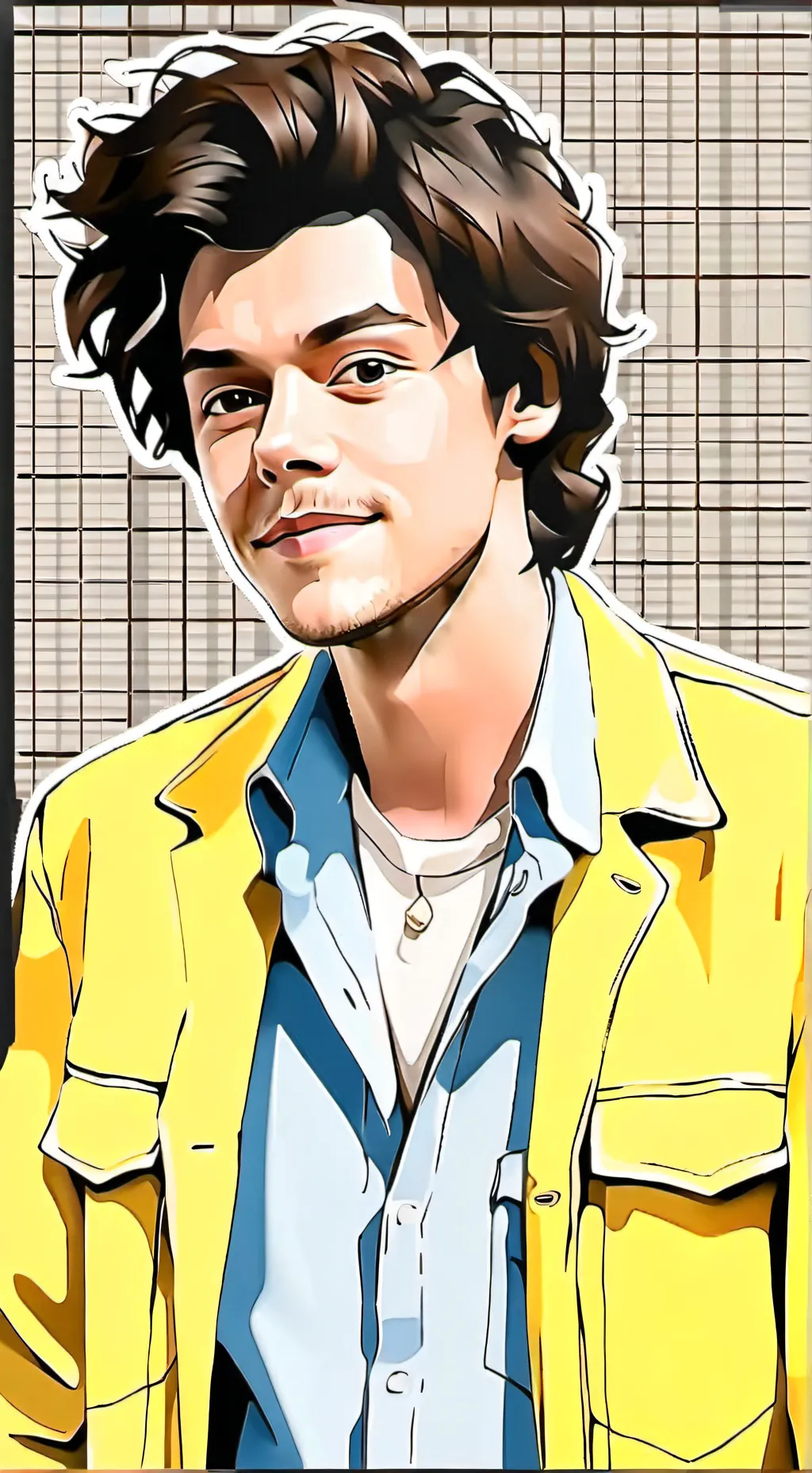 ai character: Harry Styles background